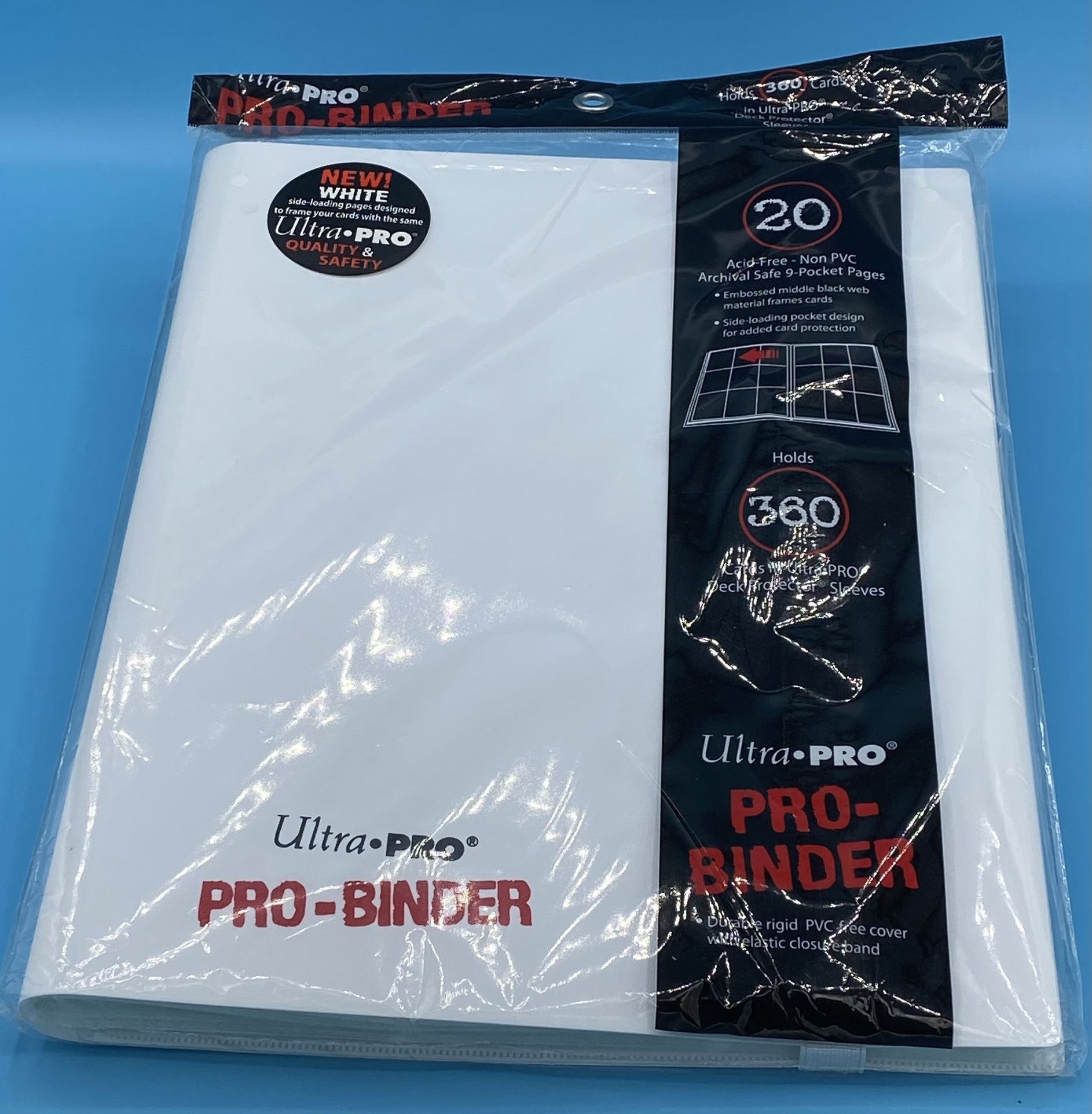 Ultra Pro Binder (White Pages)