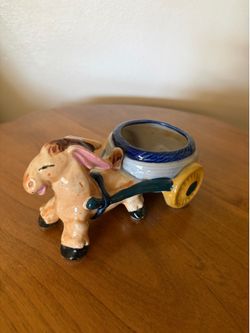 Vintage Donkey Planter