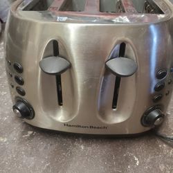 4 Slice Bagel Size Hamilton Beach Toaster