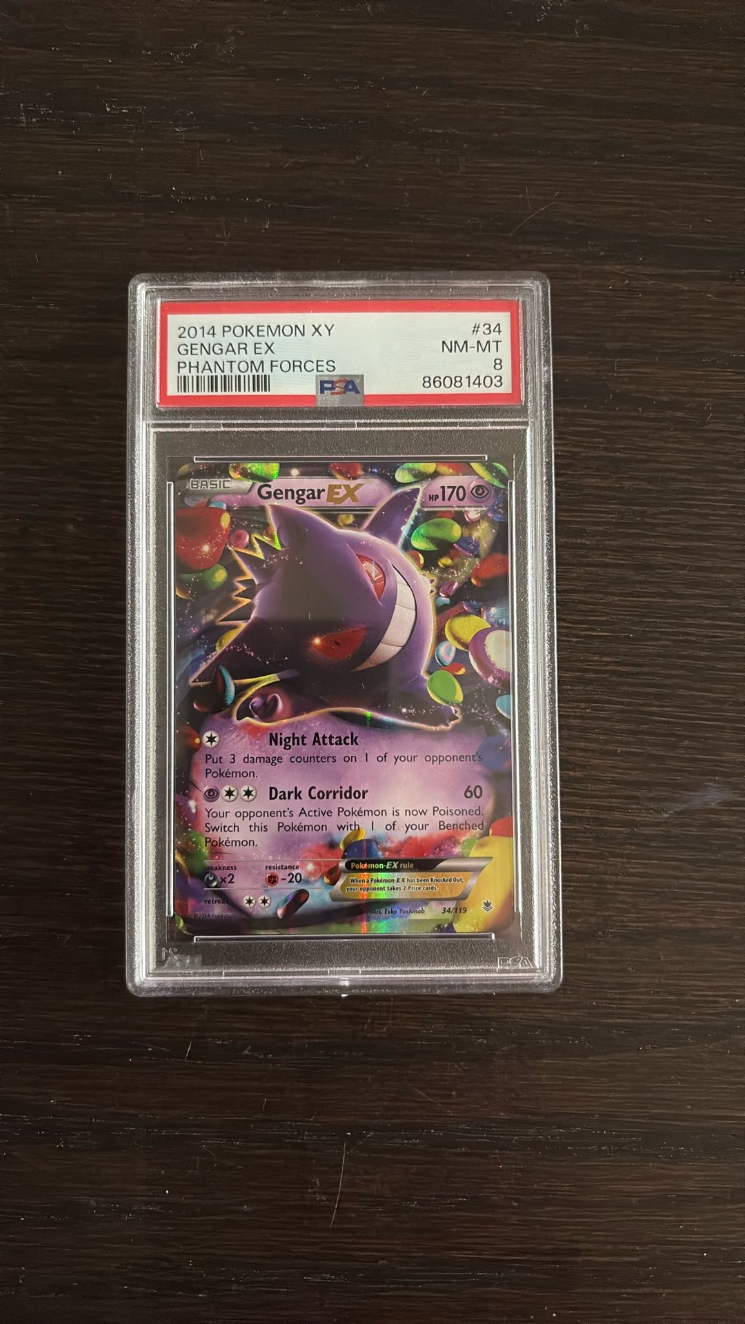2014 Gengar EX Phantom Forces