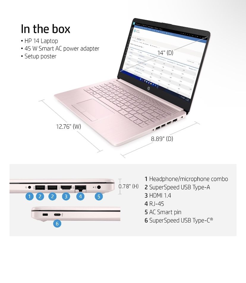 Hp Stream 14 Laptop 2023