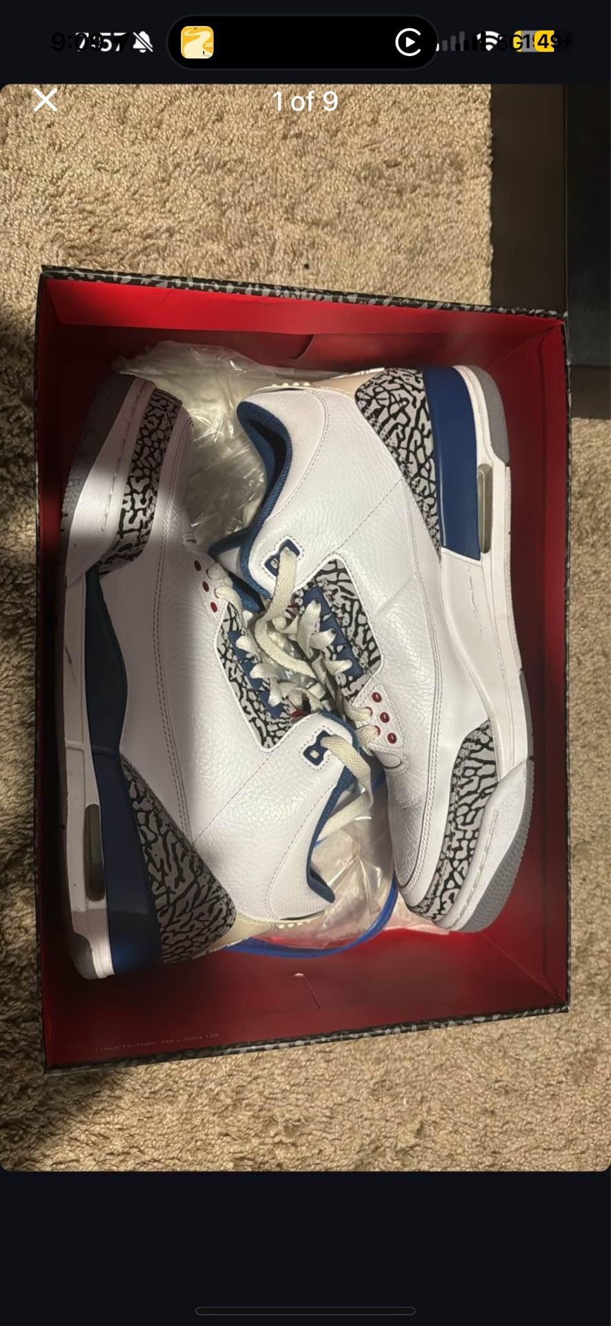 Jordan 3s & 4 Lot
