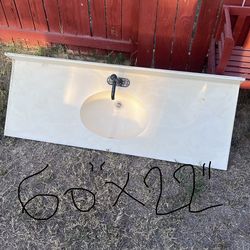 Bathroom Sink Top 60x22