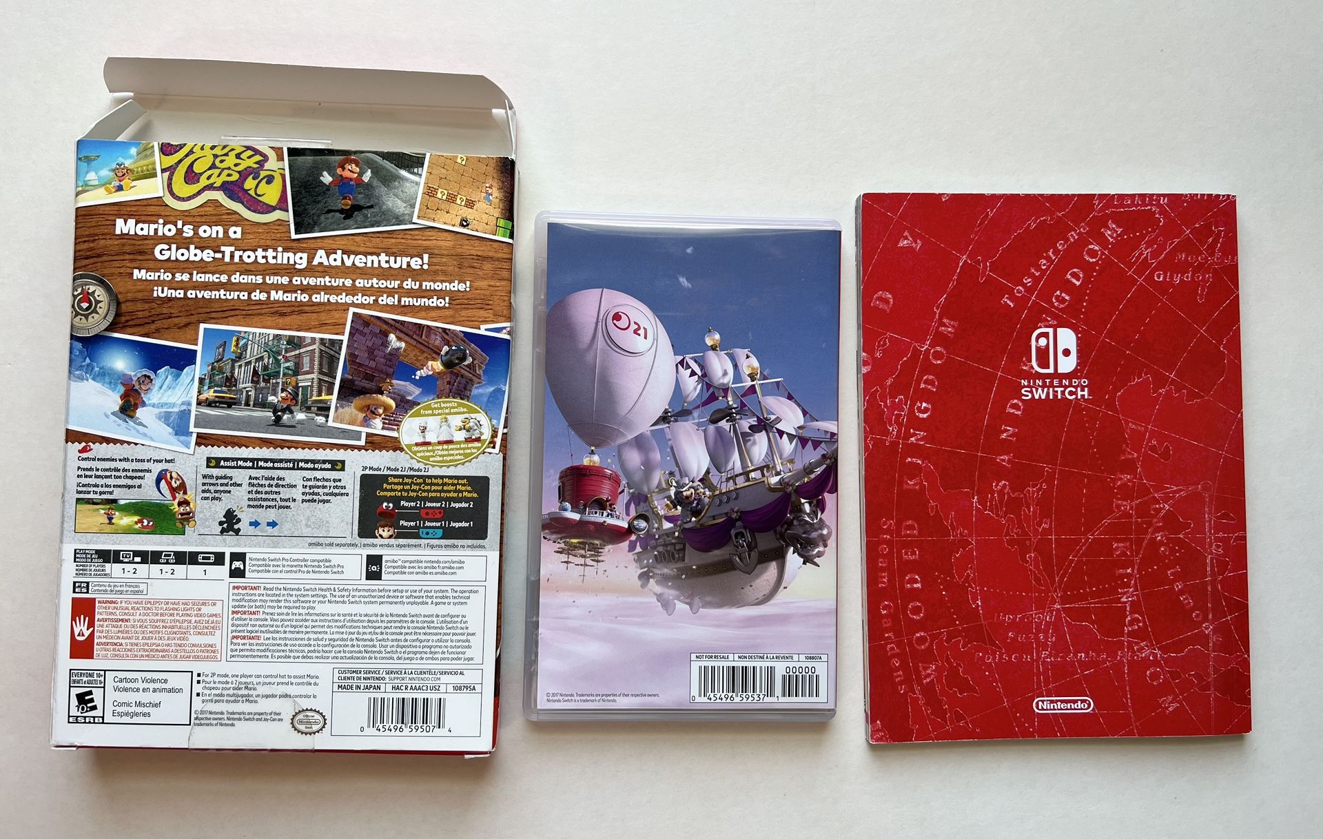 Nintendo Switch Super Mario Odyssey Game With Bonus Traveler's Guide CIB  Complete for Sale in Kissimmee, FL - OfferUp