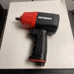 Earthquake 3/8 In. Composite Air Impact Wrench, Twin Hammer 450 Ft-lbs.