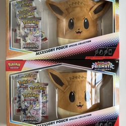 Pokemon Prismatic Evolutions Accessory Pouch Special Collection