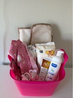 Baby gift basket