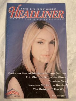 Madonna Radio City NYC Headliner Magazine May 2004