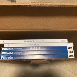 Furnace heater filters 16 x 25 x 1