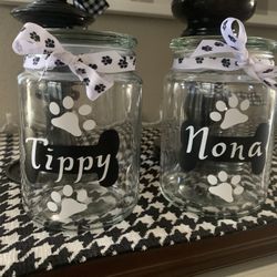 Personalized Custom Dog Treats Jar