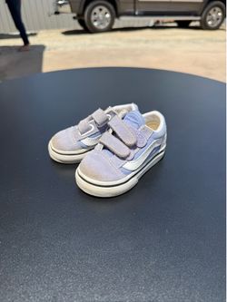 Vans Old Skool V Toddler Shoes Size 4 | Lavender Purple