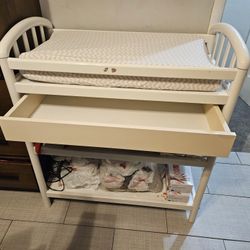 White Changing Table