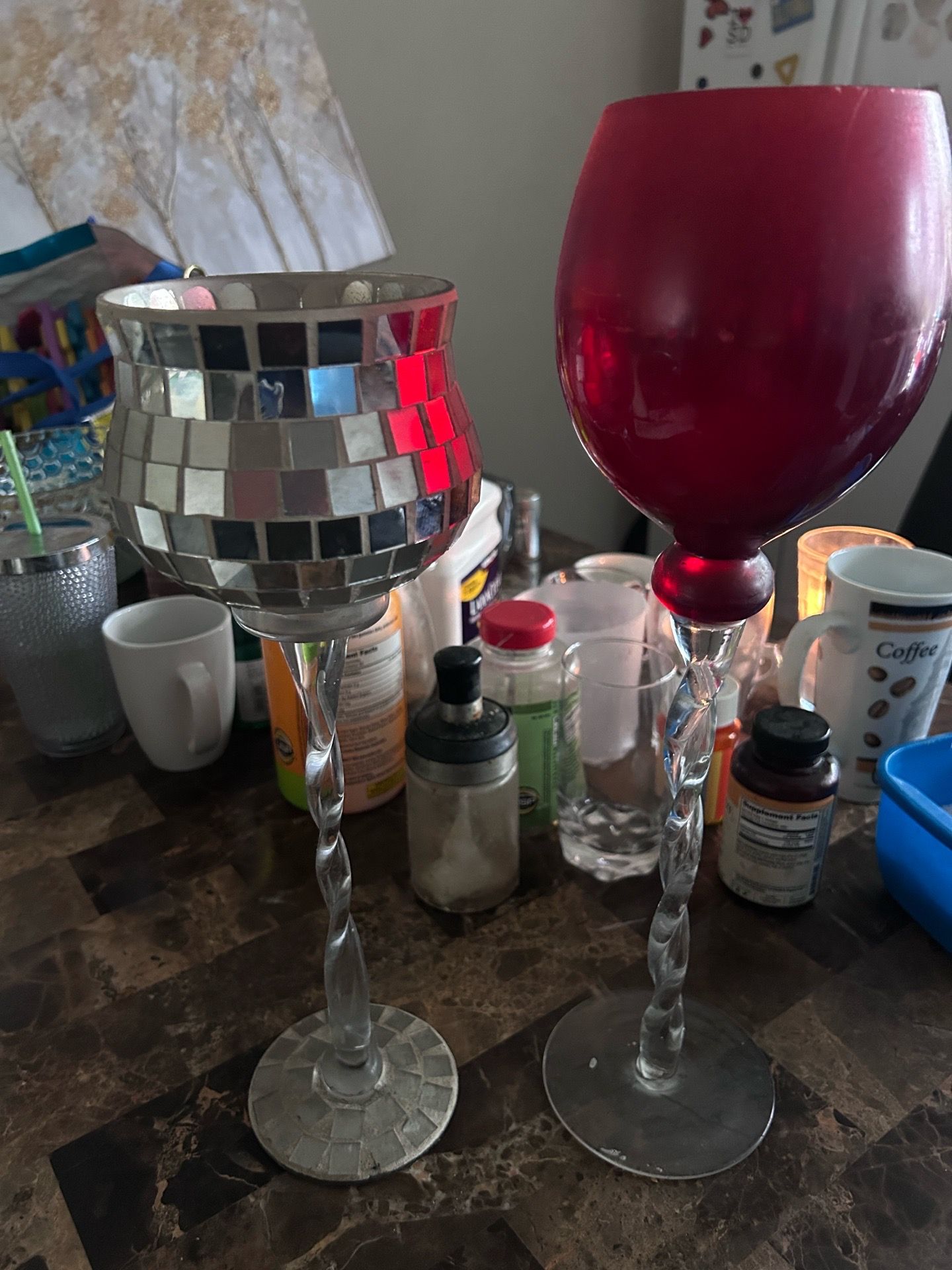 Cup candle holders