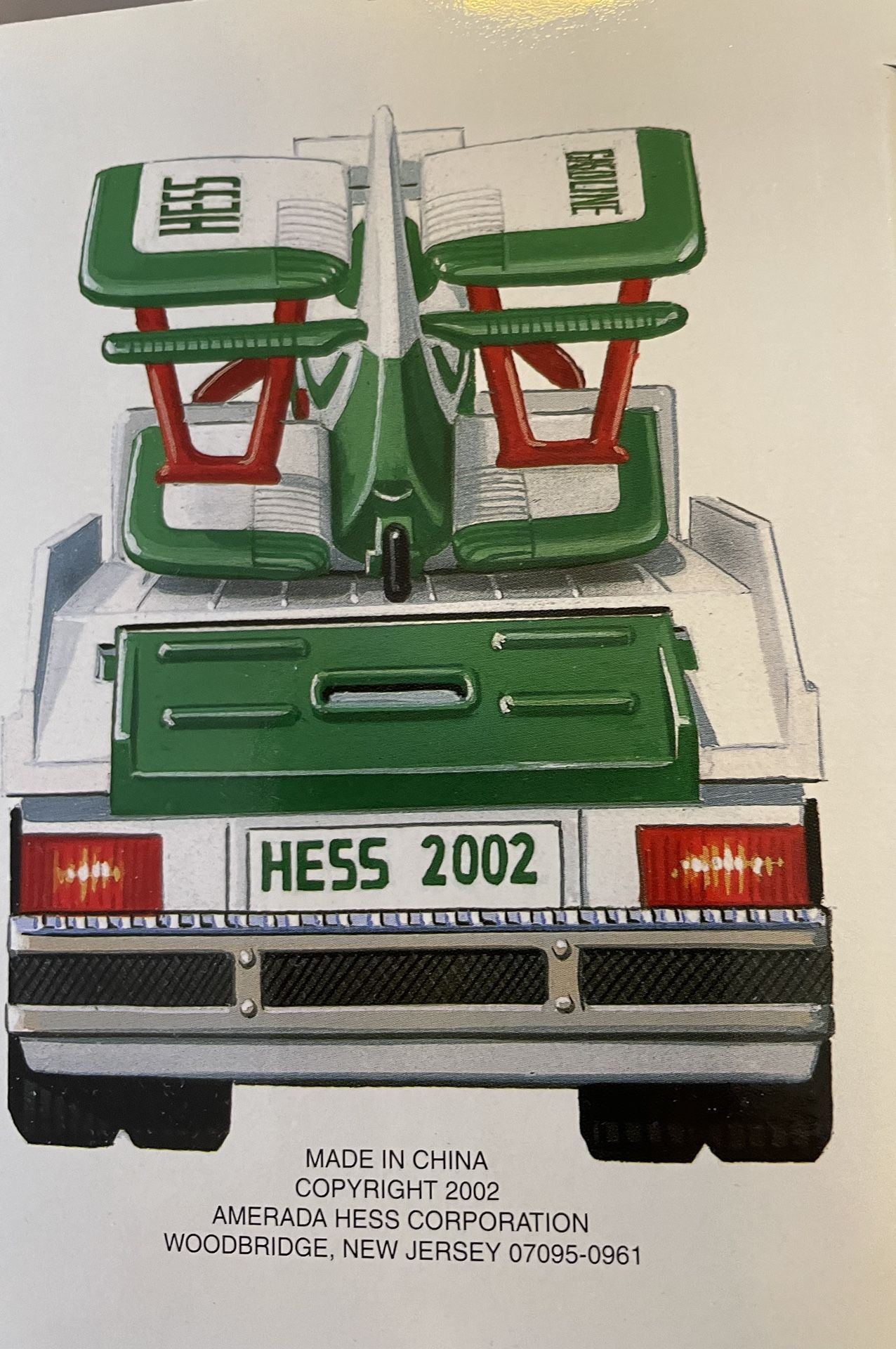 Hess Toy Truck And Airplane 2002