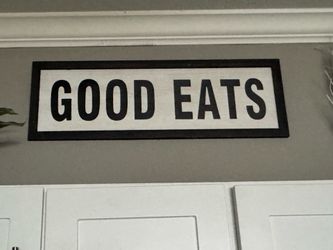 Wooden sign