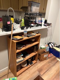 Wooden shelf