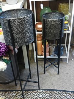 Metal Planter Set
