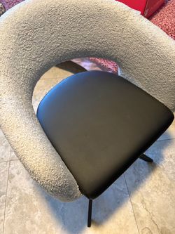 Real wood desk and chair