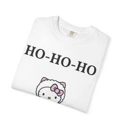 Hello Kitty Holiday Tee - “HO-HO-HO this is a ho” Christmas T-Shirt Copy Link To Purchase