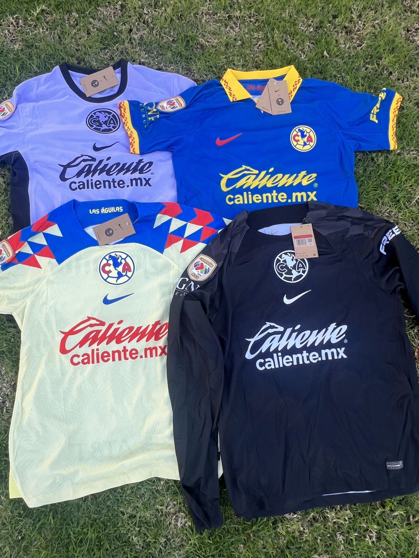 Soccer America player version playera parche de campeon La 14