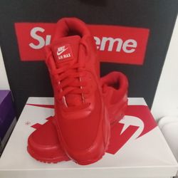 NIKE Air MAX 90 TRIPLE RED SZ 10