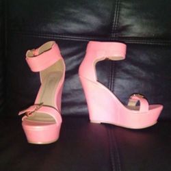 Pink Platform Heels