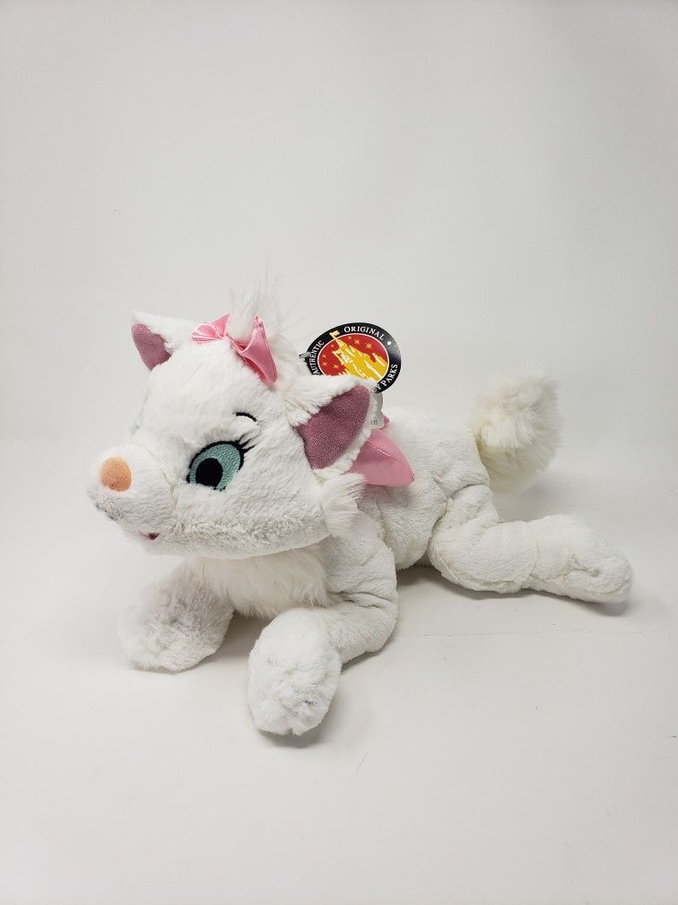 Aristocats Marie Cat NEW  15 INCH Plush Disney Parks Authentic Plush Stuffed Toy