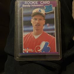 1989 Donruss #42 Randy Johnson Rated Rookie ERROR CARD WRONG Birth Date Misprint