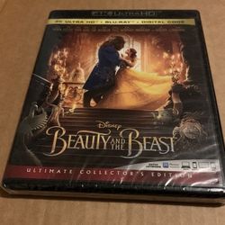 4k bluray disney beauty & beast blu ray brand new 