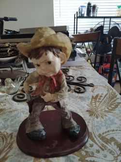 Ceramic cowboy