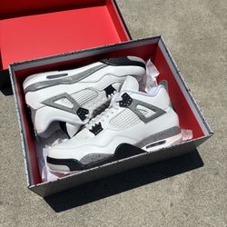 Jordan 4 White Cement 