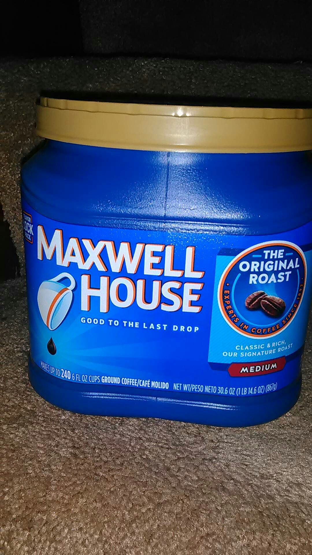 Maxwell House Coffee! 30.6 oz cans