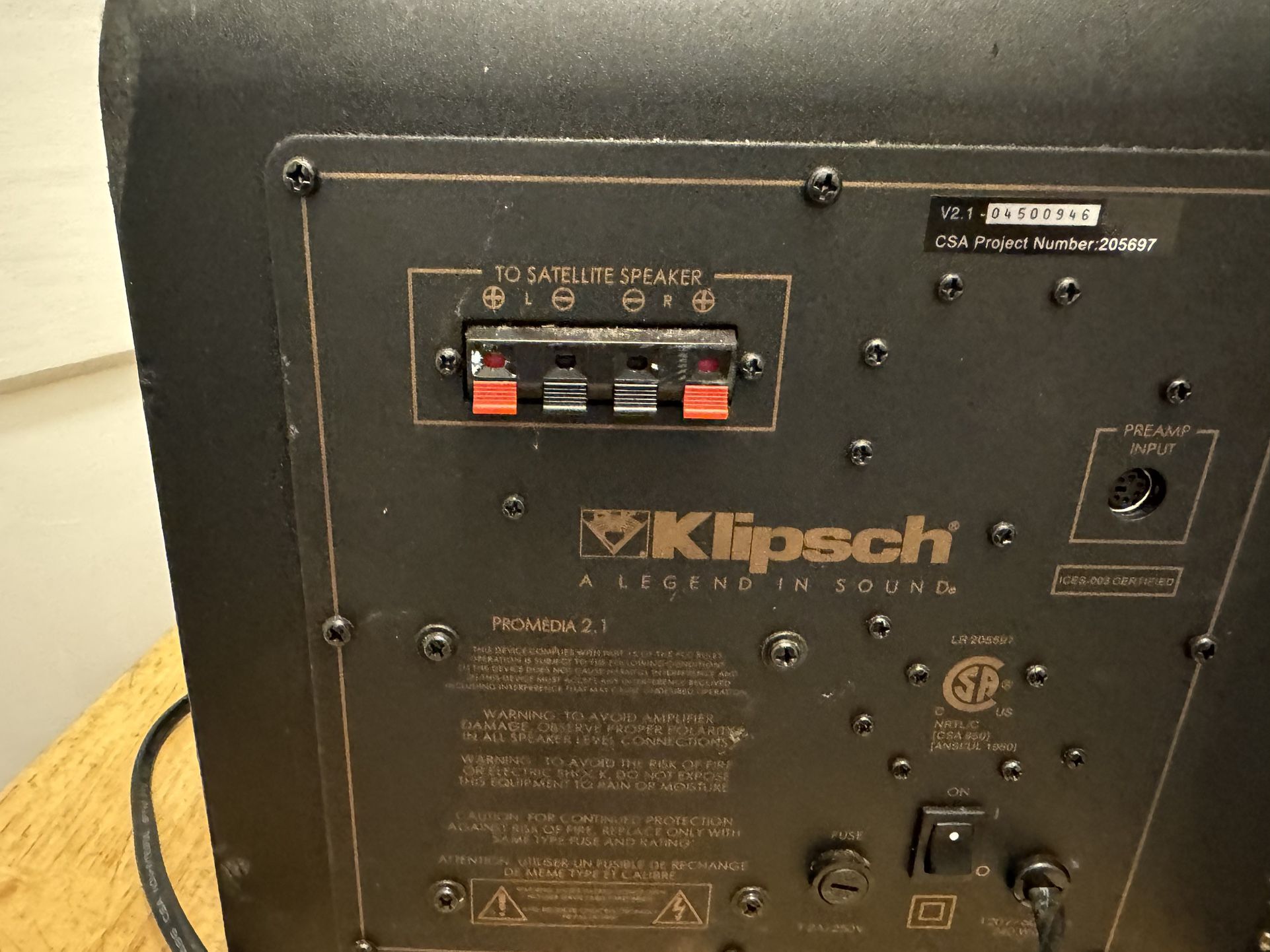 Subwoofer