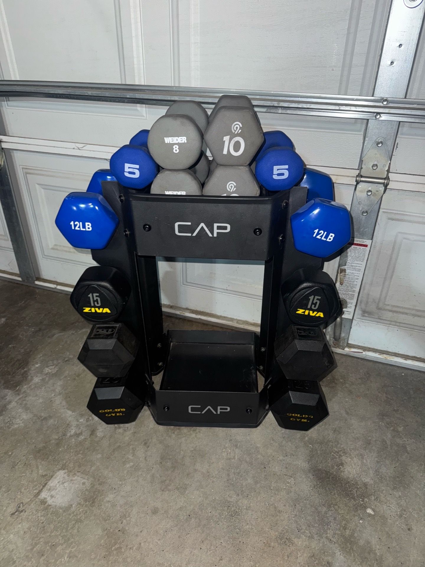 Dumbbell weights
