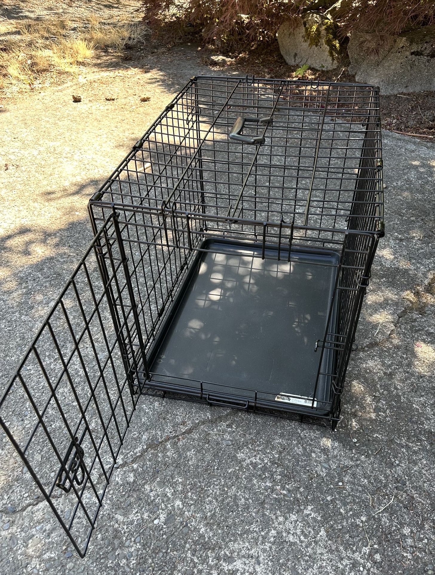 24” Portable Folding Cage Kennel For Small Dog or Animal