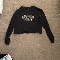 Vans Cropped Long Sleeve Tee 