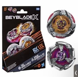 Beyblade X Dual Pack Tail Viper 3-85 LO Spear Scorpio 0-70 Z Hasbro New Release