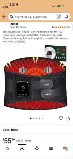 Heated Back Massager Belt