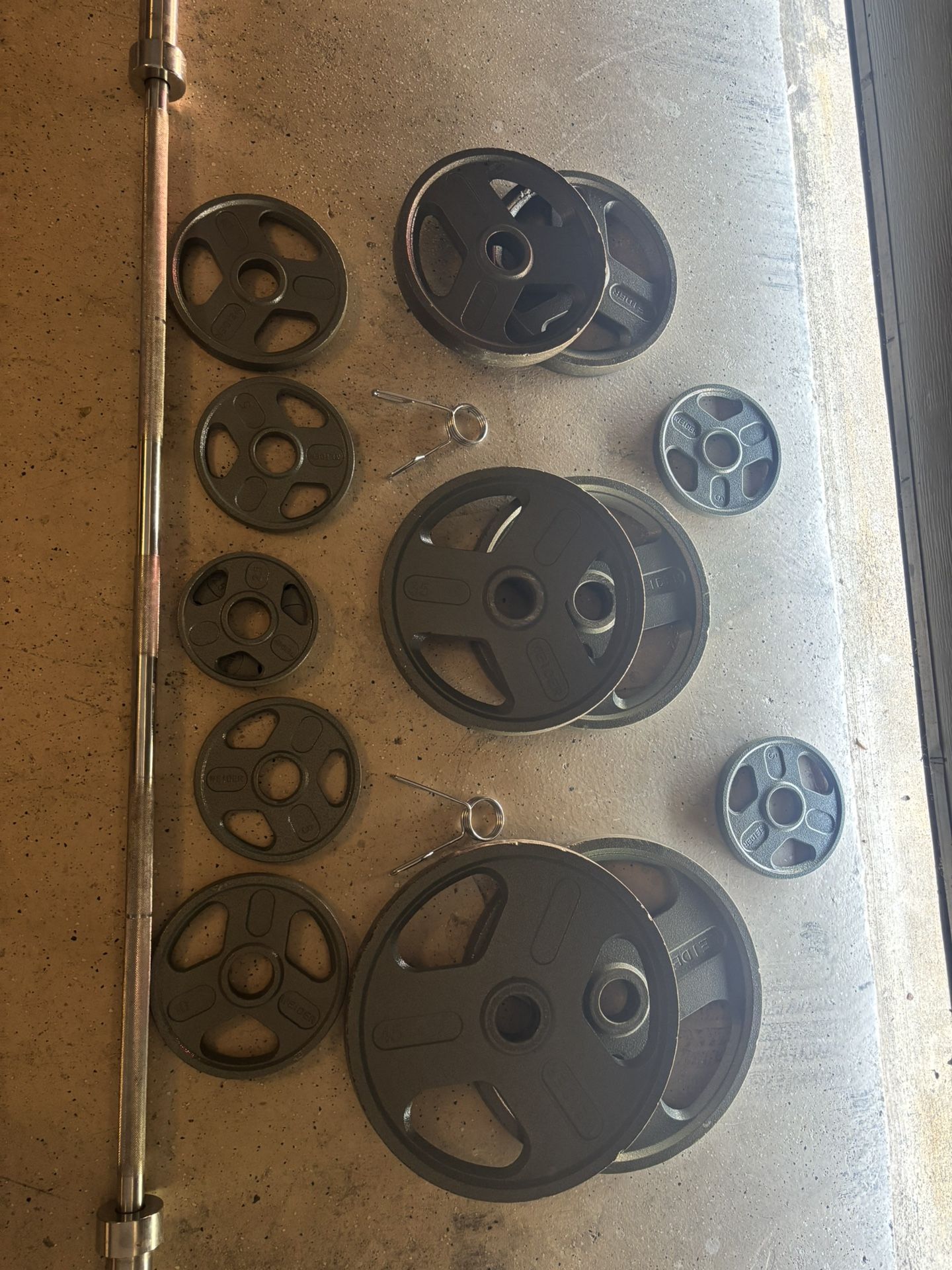 Bench Bar with weights