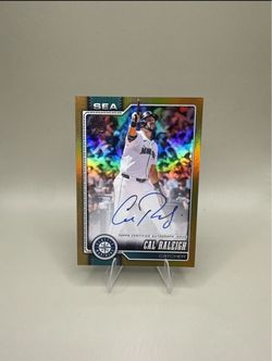 Topps 2026 Series 1 Cal Raleigh #140 Seattle Mariners Auto /50