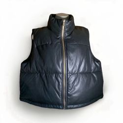 ✨New✨ Adult Women’s Large Marc Jacob’s Black Puffer  Vest Full Zip NWT