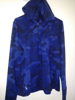 Polo Ralph Lauren blue Camo hoodie