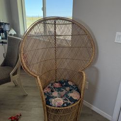 Boho Wicker Chair 