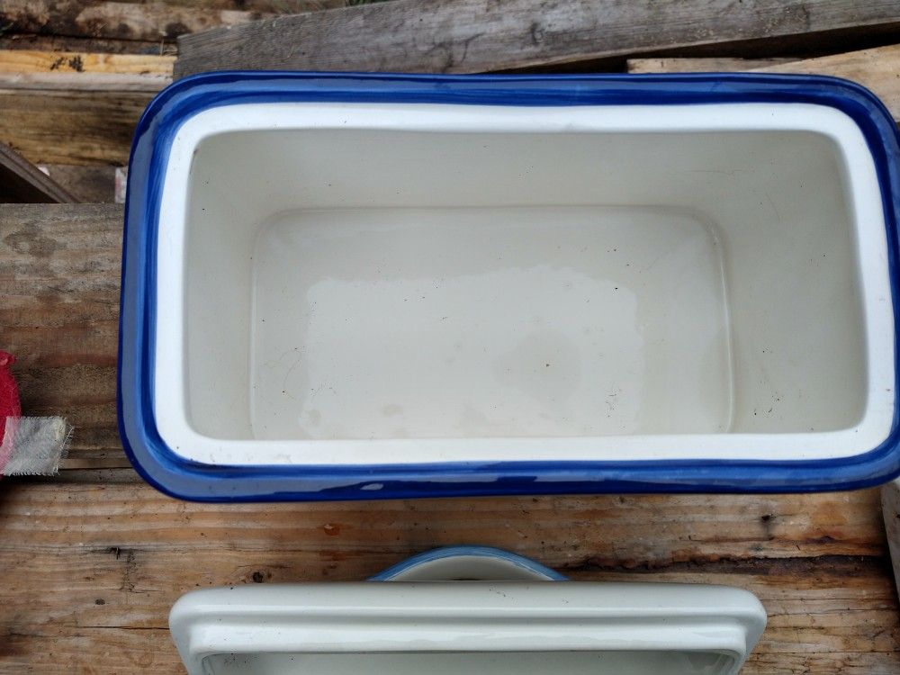 Stonelite Inspirado Seattle Ceramic Bread Box $ Lid, Cookie Jar, Canister ✅