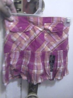 Pink Plaid Skirt Size 4T