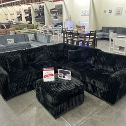 New Sectional Black Color 