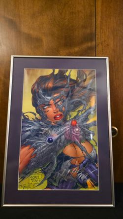 ​Rare Signed Michael Turner WITCHBLADE Art Print – Limited 88/500 w/ COA Framed