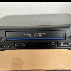 Panasonic PV-V4022 Blue Line 4head Hi-Fi VHS VCR with Omnivision Tested No Remot