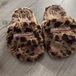 Balenciaga Cheetah Print Slides Size 43 l