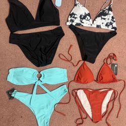 New Medium Swimsuit Bikini Clothing Bundle Bathing Suit Boho Festival 